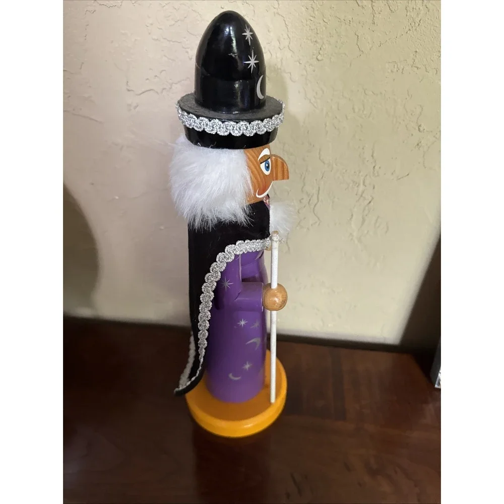 Nutcracker‎ Wizard 14.5 Inches Limited Edition  2010 With Crystal Ball